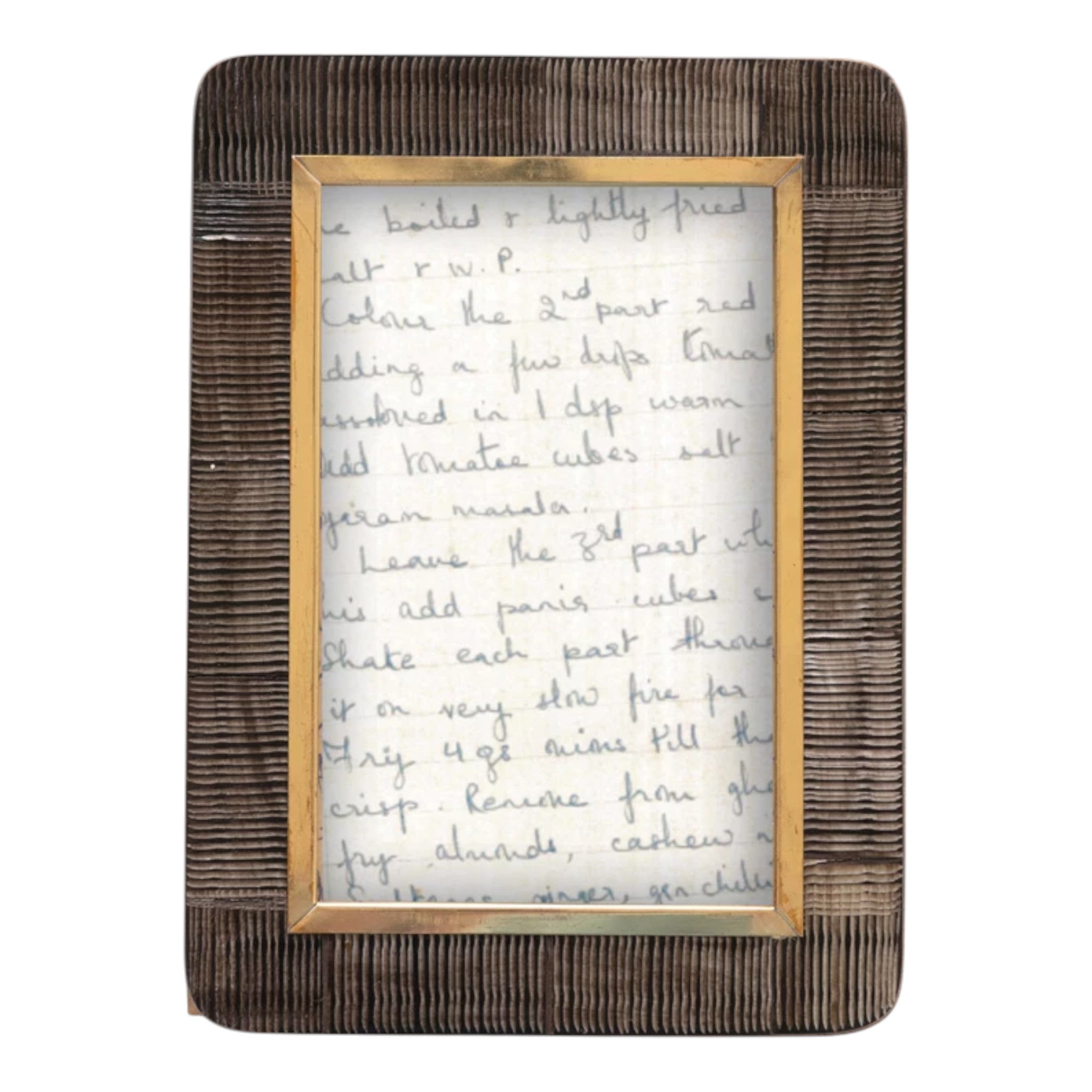 Carved Line Bone Frame